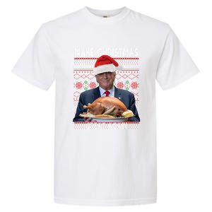 Make Christmas Great Again Trump Pajamas Ugly Gift Garment-Dyed Heavyweight T-Shirt