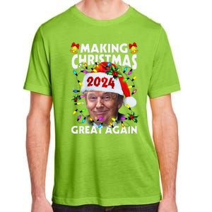 Making Christmas Great Again 2024 Trump Victory Lights Adult ChromaSoft Performance T-Shirt