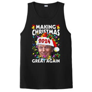 Making Christmas Great Again 2024 Trump Victory Lights PosiCharge Competitor Tank