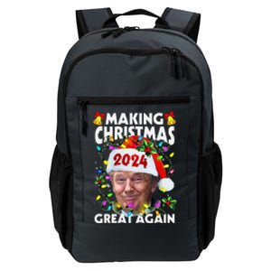 Making Christmas Great Again 2024 Trump Victory Lights Daily Commute Backpack