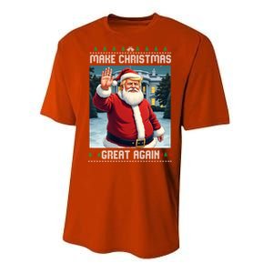 Make Christmas Great Again Trump Ugly Christmas Cool Gift Performance Sprint T-Shirt