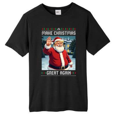 Make Christmas Great Again Trump Ugly Christmas Cool Gift Tall Fusion ChromaSoft Performance T-Shirt