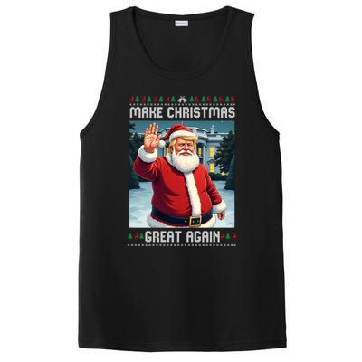 Make Christmas Great Again Trump Ugly Christmas Cool Gift PosiCharge Competitor Tank