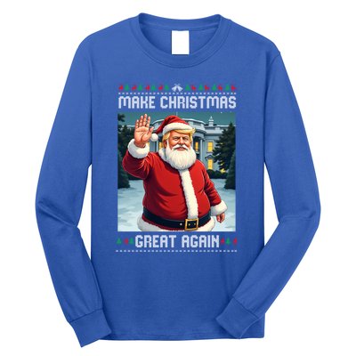 Make Christmas Great Again Trump Ugly Christmas Cool Gift Long Sleeve Shirt