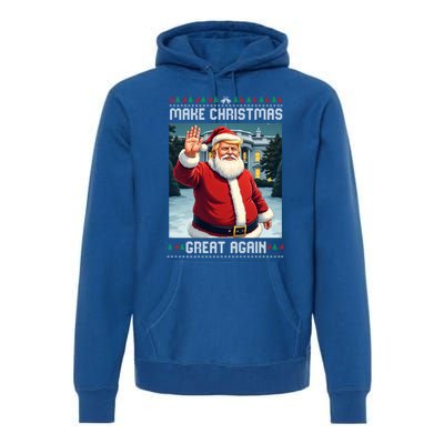 Make Christmas Great Again Trump Ugly Christmas Cool Gift Premium Hoodie