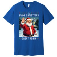 Make Christmas Great Again Trump Ugly Christmas Cool Gift Premium T-Shirt