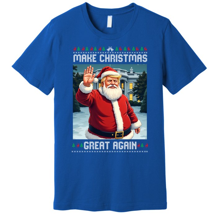 Make Christmas Great Again Trump Ugly Christmas Cool Gift Premium T-Shirt