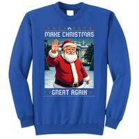 Make Christmas Great Again Trump Ugly Christmas Cool Gift Tall Sweatshirt