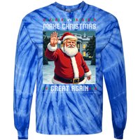 Make Christmas Great Again Trump Ugly Christmas Cool Gift Tie-Dye Long Sleeve Shirt