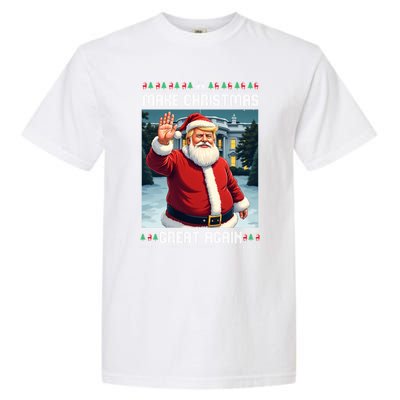 Make Christmas Great Again Trump Ugly Christmas Cool Gift Garment-Dyed Heavyweight T-Shirt