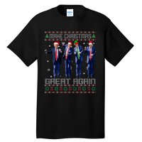 Make Christmas Great Again Ugly Sweaters Trump Dance Santa Tall T-Shirt