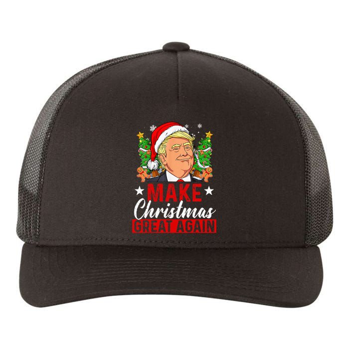 Make Christmas Great Again Funny Trump Ugly Christmas Yupoong Adult 5-Panel Trucker Hat