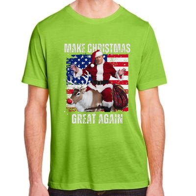 Make Christmas Great Again Trump Pajamas Ugly (16) Adult ChromaSoft Performance T-Shirt