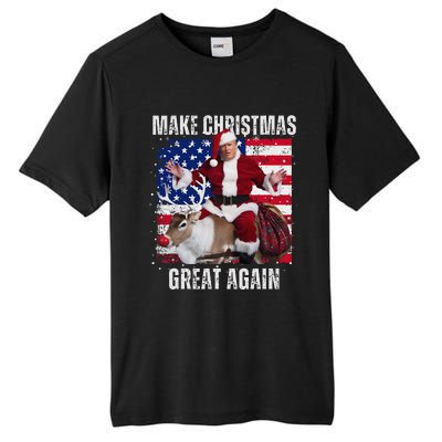 Make Christmas Great Again Trump Pajamas Ugly (16) Tall Fusion ChromaSoft Performance T-Shirt