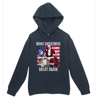 Make Christmas Great Again Trump Pajamas Ugly (16) Urban Pullover Hoodie