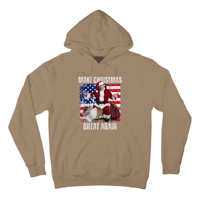 Make Christmas Great Again Trump Pajamas Ugly (16) Hoodie