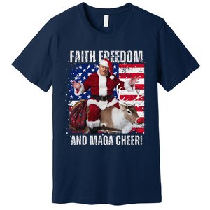 Make Christmas Great Again Trump Pajamas Ugly (7) Premium T-Shirt