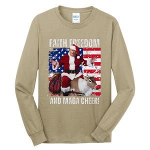 Make Christmas Great Again Trump Pajamas Ugly (7) Tall Long Sleeve T-Shirt