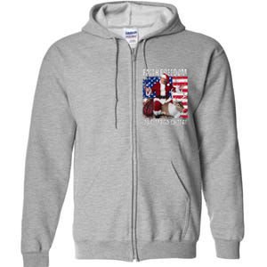 Make Christmas Great Again Trump Pajamas Ugly (7) Full Zip Hoodie