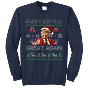 Make Christmas Great Again Ugly Sweaters Santa Trump Xmas Sweatshirt