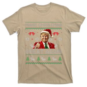 Make Christmas Great Again Ugly Sweaters Santa Trump Xmas T-Shirt