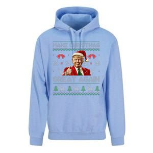 Make Christmas Great Again Ugly Sweaters Santa Trump Xmas Unisex Surf Hoodie