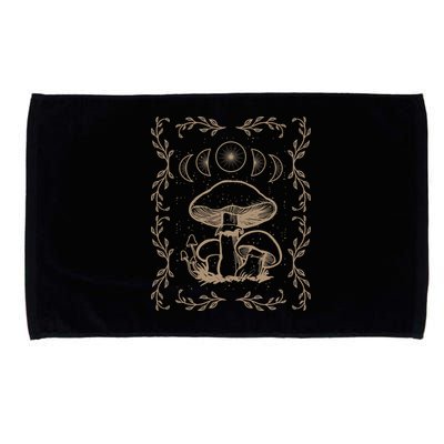 Mushroom Cottagecore Goblincore Aesthetic Fungi Microfiber Hand Towel