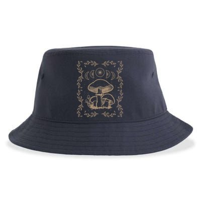 Mushroom Cottagecore Goblincore Aesthetic Fungi Sustainable Bucket Hat