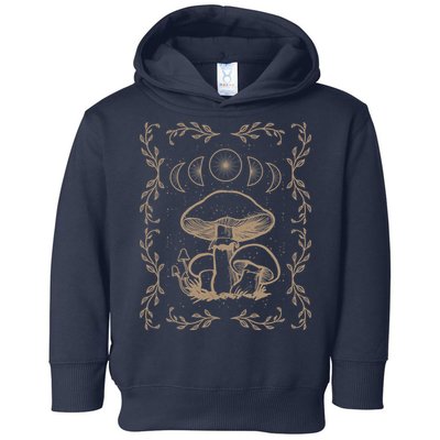 Mushroom Cottagecore Goblincore Aesthetic Fungi Toddler Hoodie
