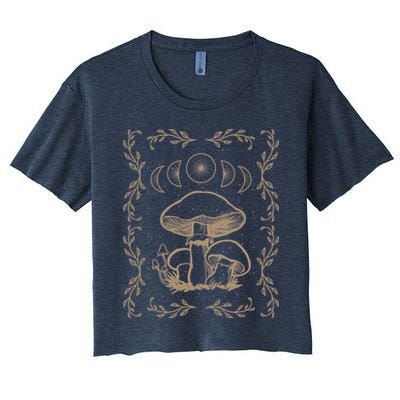 Mushroom Cottagecore Goblincore Aesthetic Fungi Crop Top