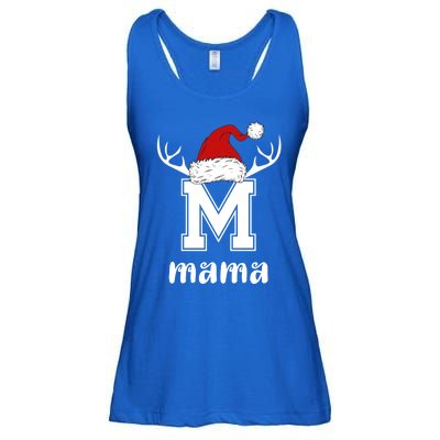 Mama Christmas Gift Mama Xmas Santa Matching Group Gift Ladies Essential Flowy Tank