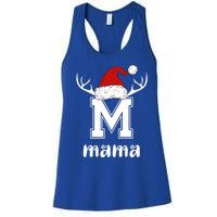 Mama Christmas Gift Mama Xmas Santa Matching Group Gift Women's Racerback Tank