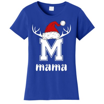 Mama Christmas Gift Mama Xmas Santa Matching Group Gift Women's T-Shirt