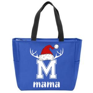 Mama Christmas Gift Mama Xmas Santa Matching Group Gift Zip Tote Bag