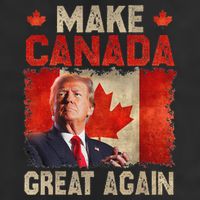 Make Canada Great Again Trump 7 Panel Mesh Trucker Snapback Hat