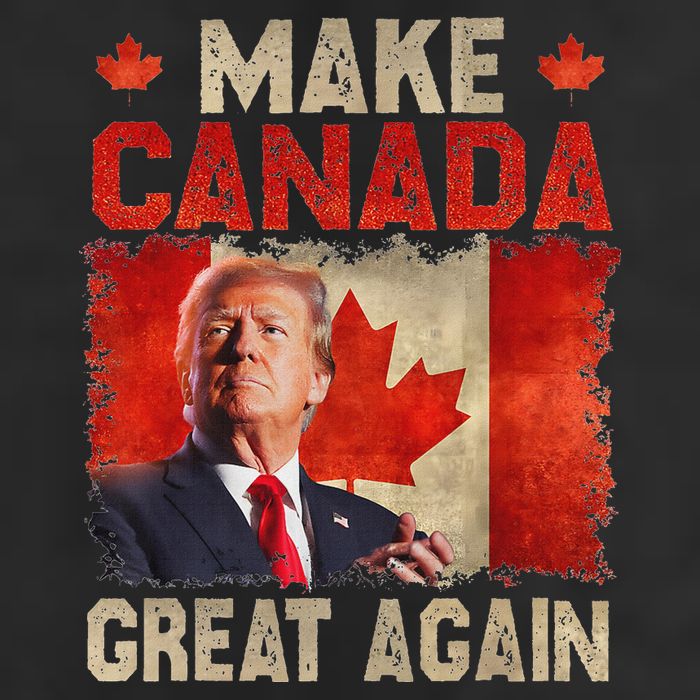 Make Canada Great Again Trump 7 Panel Mesh Trucker Snapback Hat