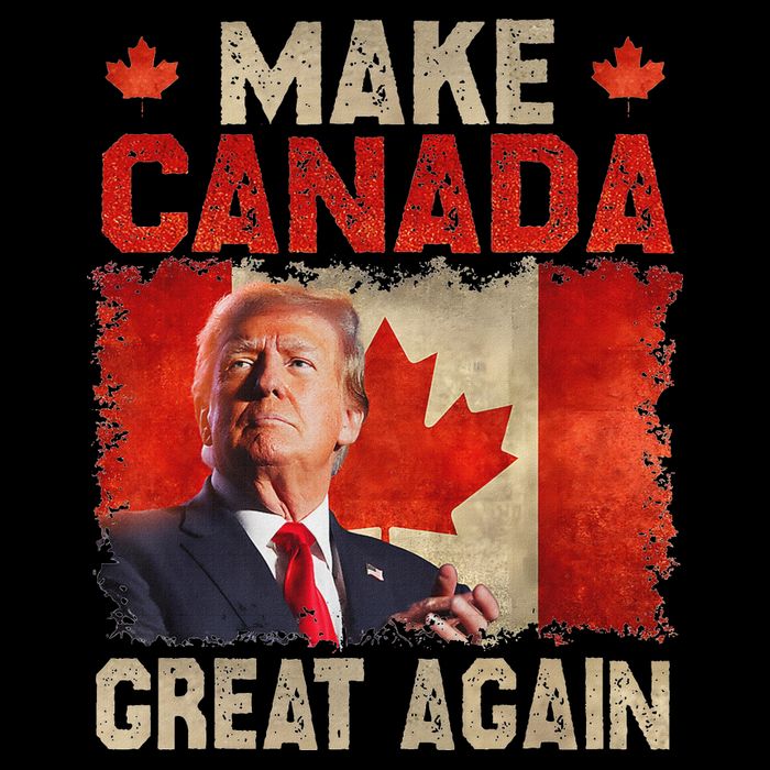 Make Canada Great Again Trump Flat Bill Trucker Hat