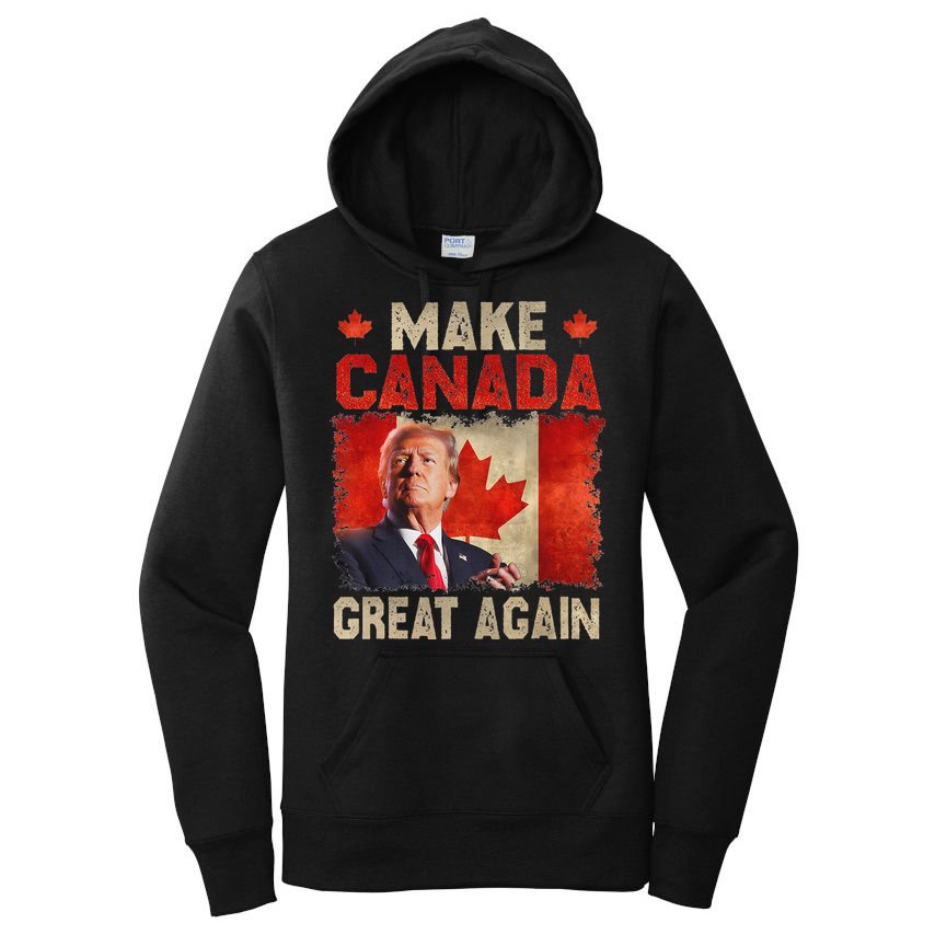 Make Canada Great Again Trump Women's Pullover Hoodie