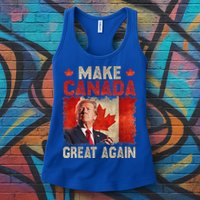 Make Canada Great Again Trump Womens Tank Top