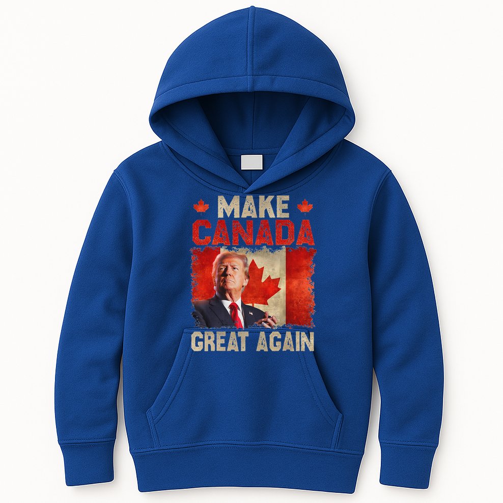 Make Canada Great Again Trump Kids Hoodie