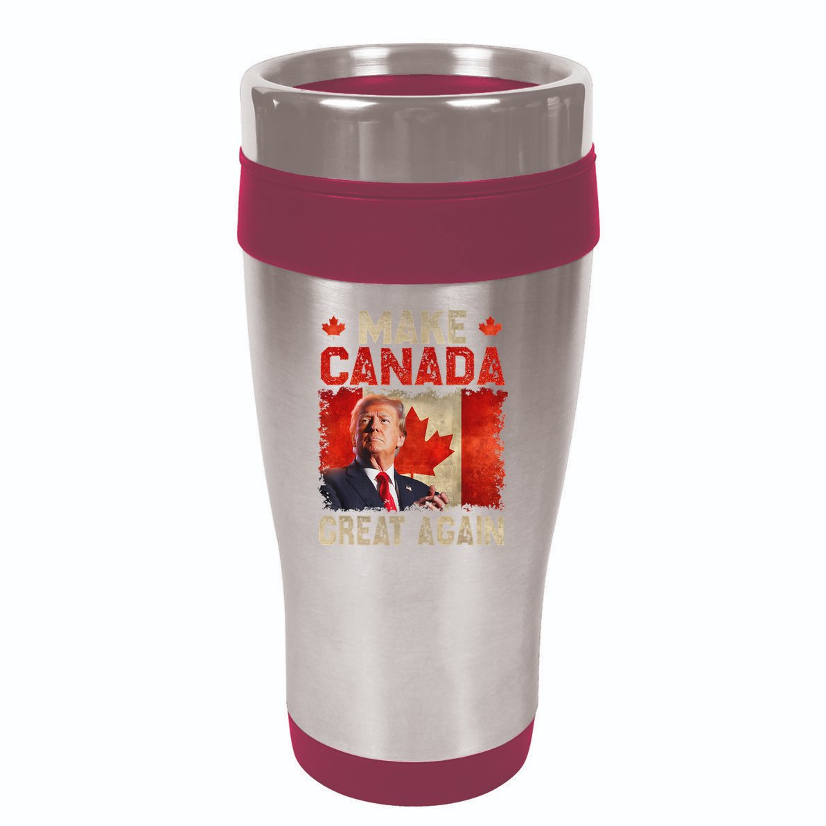 Make Canada Great Again Trump 16oz Travel Tumbler