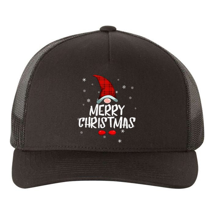 Merry Christmas Gnome Family Christmas Pajama Xmas Gnome Yupoong Adult 5-Panel Trucker Hat