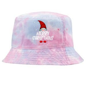 Merry Christmas Gnome Family Christmas Pajama Xmas Gnome Tie-Dyed Bucket Hat