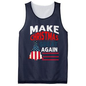 Make Christmas Great Again. Funny Xmas Mesh Reversible Basketball Jersey Tank