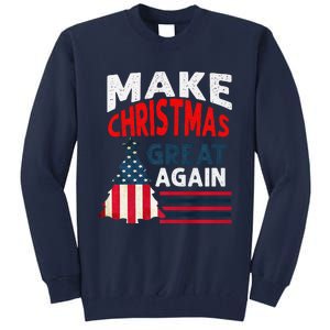 Make Christmas Great Again. Funny Xmas Tall Sweatshirt