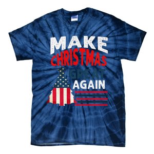 Make Christmas Great Again. Funny Xmas Tie-Dye T-Shirt