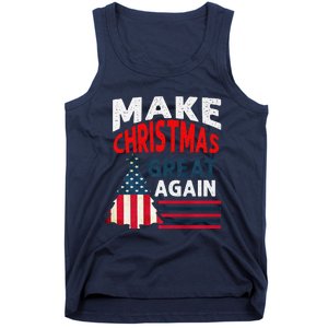 Make Christmas Great Again. Funny Xmas Tank Top