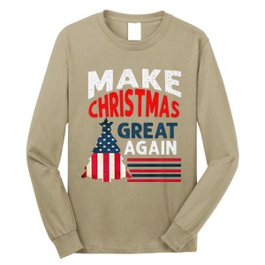 Make Christmas Great Again. Funny Xmas Long Sleeve Shirt