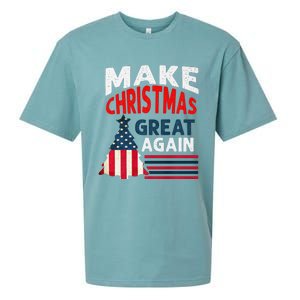 Make Christmas Great Again. Funny Xmas Sueded Cloud Jersey T-Shirt