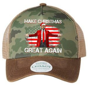 Make Christmas Great Again Santa Funny Trump Xmas Pajamas Legacy Tie Dye Trucker Hat